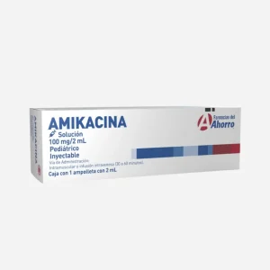 Amikacina 100 mg/2 ml