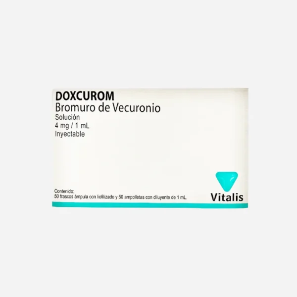 Bromuro de vecuronio 4 mg