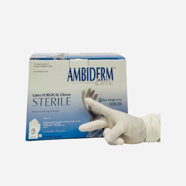 Guante esteril de 6