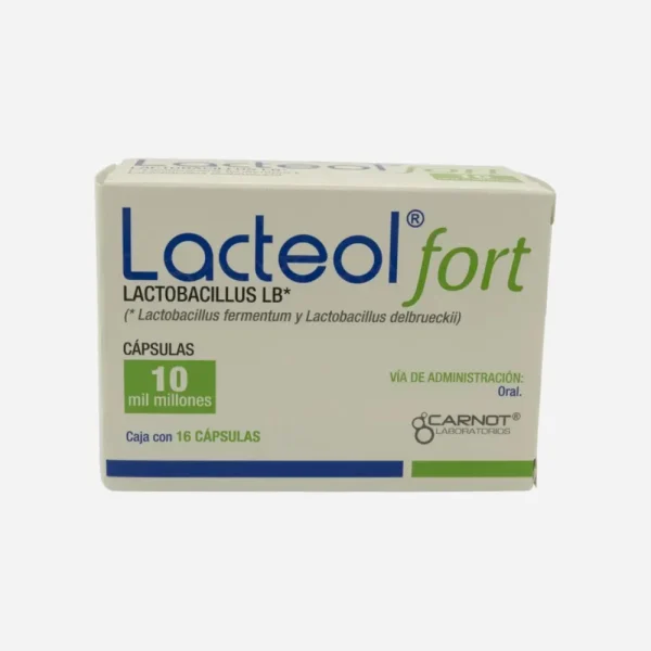 Lacteol fort cápsula 10 mil millones