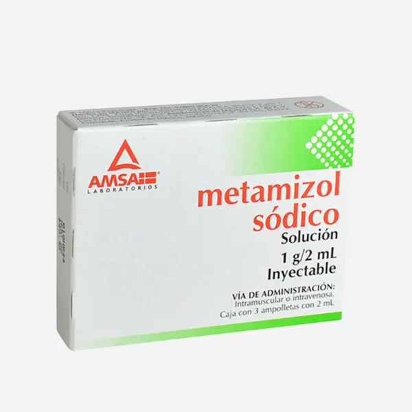 Metamizol sódico 1g / 2ml