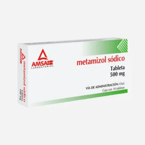 Caja Metamizol sódico tableta 500 ml