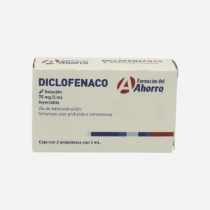 Caja Diclofenaco 75 mg / 3 ml