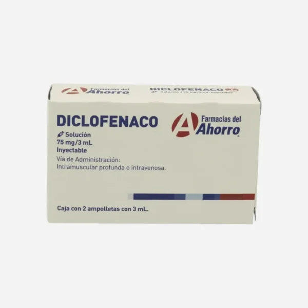 Caja Diclofenaco 75 mg / 3 ml