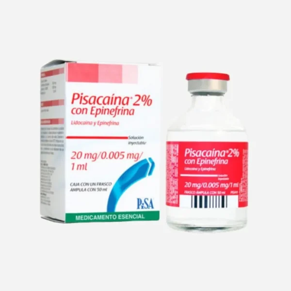 Lidocaina con epinefrina 2%