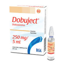 dobutamina 250mg/5ml