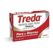 treda neomicina, caolin, pectina 129mg, 28mg, 30mg tableta - Imagen 2